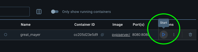 Docker Container Running In Browser
